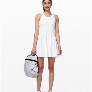🍋 Lululemon Court Crush tennis dress, white sz 6